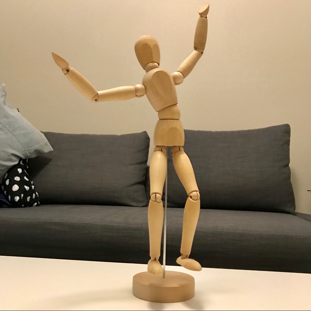 Posable Wooden Figured